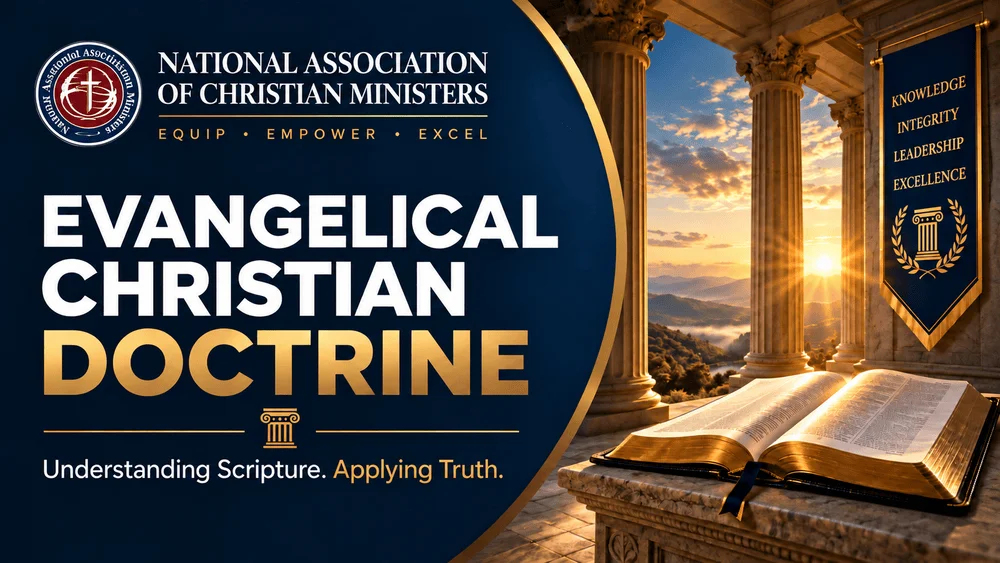 NACM Evangelical Christian Doctrine online theology course for Christian ministers